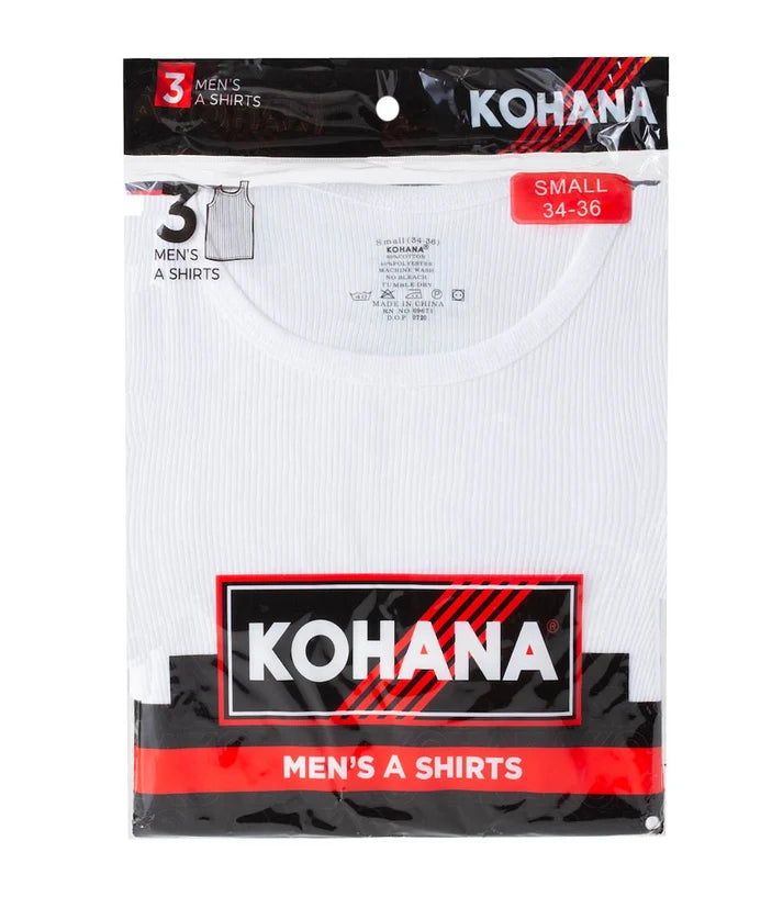 Men A-Shirts/Singlets 3 Pack