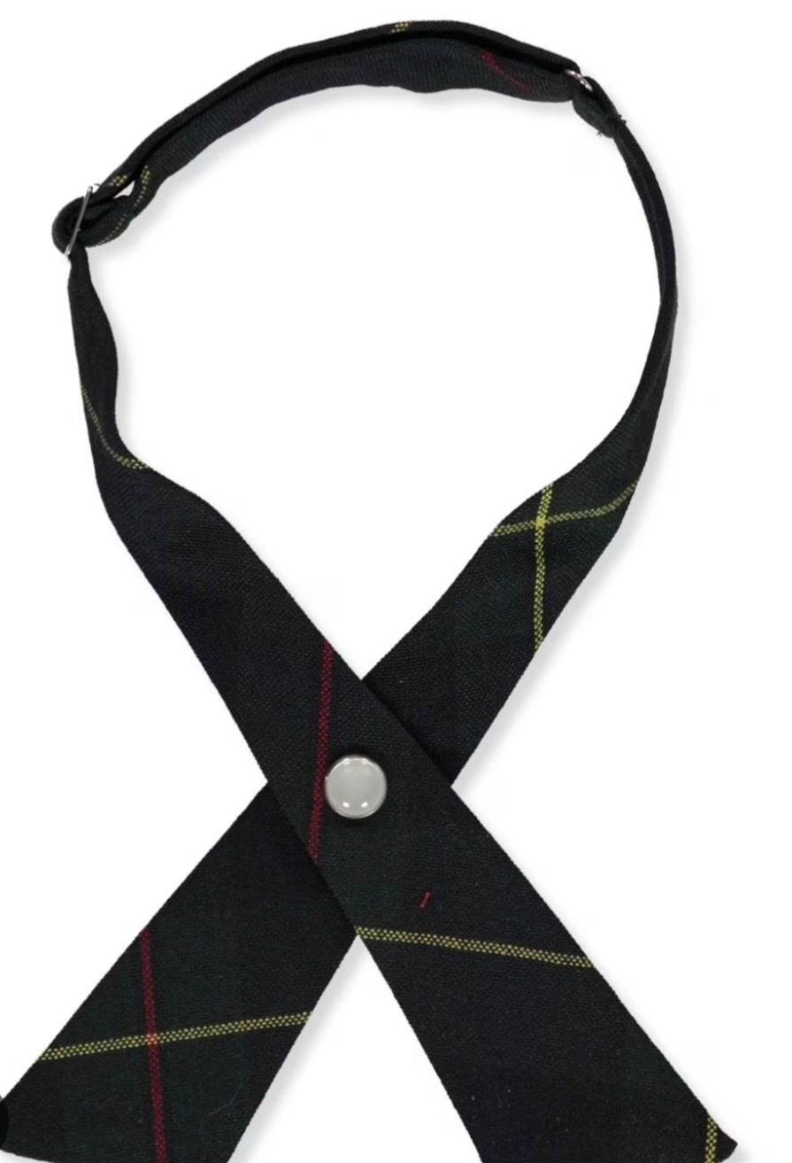 Girls Plaid Crossbar
