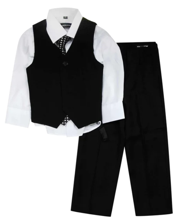 Boys 3 Piece Vest Set