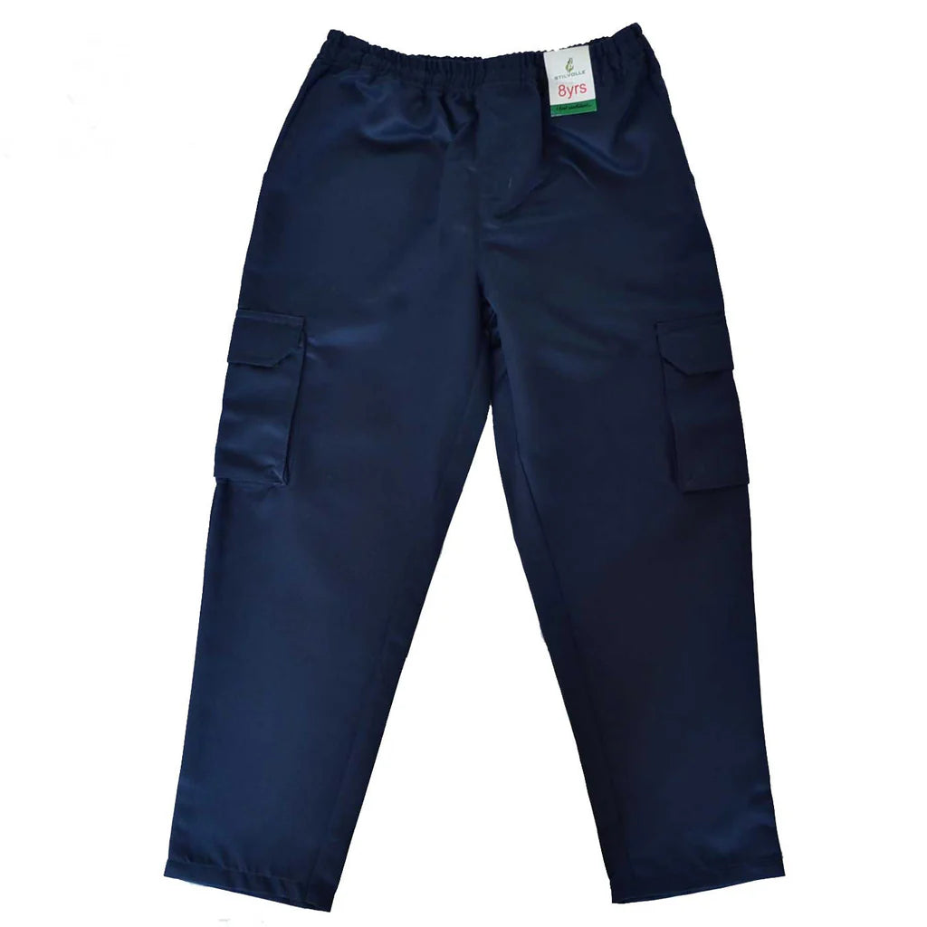 Navy Blue French Toast Long Pants
